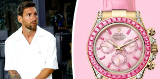Lionel Messi presume su ‘Rolex Barbie’; sólo hay diez iguales en el mundo Lionel Messi presume su 'Rolex Barbie'; sólo hay diez iguales en el mundo