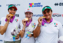 Arqueras mexicanas conquistan el oro en Corea del Sur tras vencer a Estados Unidos Arqueras mexicanas conquistan el oro en Corea del Sur tras vencer a Estados Unidos