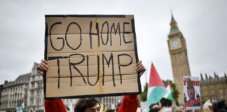 Protestas multitudinarias en Londres contra la visita de Donald Trump Protestas multitudinarias en Londres contra la visita de Donald Trump