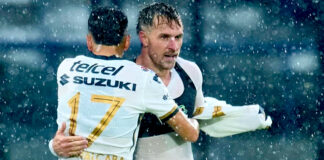 Liga MX: Pumas logra la victoria ante Atlas; Aaron Ramsey se estrena como goleador Liga MX: Pumas logra la victoria ante Atlas; Aaron Ramsey se estrena como goleador