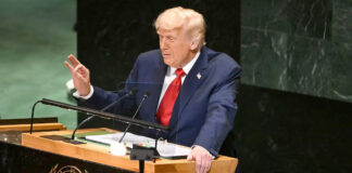 “La ONU le dio un teleprompter averiado y unas escaleras estropeadas”: Trump "La ONU le dio un teleprompter averiado y unas escaleras estropeadas": Trump