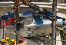 Cinco heridos en accidente de helicóptero en Huntington Beach, California Cinco heridos en accidente de helicóptero en Huntington Beach, California