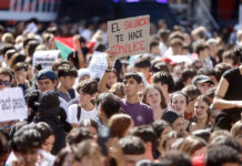 Miles de estudiantes protestan en España contra el genocidio en Gaza y en apoyo a la Flotilla Miles de estudiantes protestan en España contra el genocidio en Gaza y en apoyo a la Flotilla
