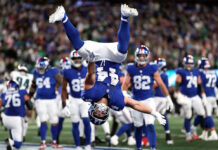 NFL: Los Giants arrollan 34-17 a los campeones Eagles en el Thursday Night Football NFL: Los Giants arrollan 34-17 a los campeones Eagles en el Thursday Night Football