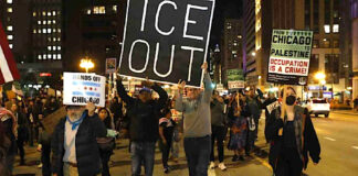 Miles de personas protestan ante edificio Trump en Chicago por envío de Guardia Nacional Miles de personas protestan ante edificio Trump en Chicago por envío de Guardia Nacional