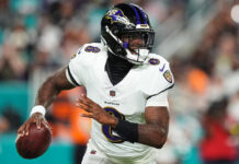 NFL: Ravens aplastan a Dolphins 28-6 con cuatro pases de touchdown de Lamar Jackson NFL: Ravens aplastan a Dolphins 28-6 con cuatro pases de touchdown de Lamar Jackson