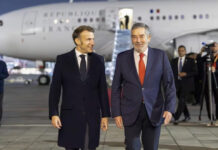 El canciller De la Fuente recibe a Emmanuel Macron para su encuentro con Claudia Sheinbaum El canciller De la Fuente recibe a Emmanuel Macron para su encuentro con Claudia Sheinbaum