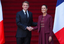Recibe Claudia Sheinbaum a su homólogo frances, Emmanuel Macron en Palacio Nacional Recibe Claudia Sheinbaum a su homólogo frances, Emmanuel Macron en Palacio Nacional