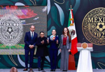 Sheinbaum presenta la Copa Mundial FIFA 2026: “para compartir al mundo lo que es México” Sheinbaum presenta la Copa Mundial FIFA 2026: “para compartir al mundo lo que es México”