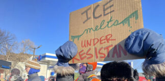 Cientos marchan en Lake Street, en oposición a las actividades de ICE en Minnesota Cientos marchan en Lake Street, en oposición a las actividades de ICE en Minnesota