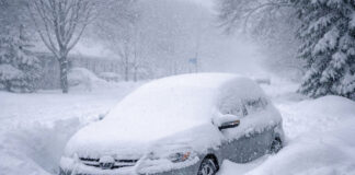 Malas condiciones de las carreteras en Minnesota por la tormenta de nieve Malas condiciones de las carreteras en Minnesota por la tormenta de nieve