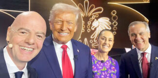 Mundial 2026: La selfie histórica de Infantino junto a Sheinbaum, Trump y Carney Mundial 2026: La selfie histórica de Infantino junto a Sheinbaum, Trump y Carney