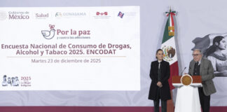 “Aléjate de las drogas. El fentanilo te mata” está funcionando: Claudia Sheinbaum "Aléjate de las drogas. El fentanilo te mata" está funcionando: Claudia Sheinbaum