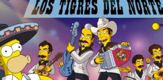 Los Tigres del Norte cruzan al mundo amarillo de “Los Simpson” Los Tigres del Norte cruzan al mundo amarillo de “Los Simpson”