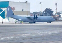 Avión militar de EEUU aterriza en Aeropuerto de Toluca; México reporta “vuelo autorizado” Avión militar de EEUU aterriza en Aeropuerto de Toluca; México reporta “vuelo autorizado”