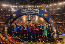 Barcelona conquista la Supercopa de España tras vencer al Real Madrid 3-2 Barcelona conquista la Supercopa de España tras vencer al Real Madrid 3-2