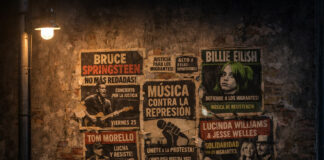 De «Esta Máquina Mata Fascistas» a «El Ejército Privado del Rey Trump»: La música y la protesta De «Esta Máquina Mata Fascistas» a «El Ejército Privado del Rey Trump»; la música y la protesta