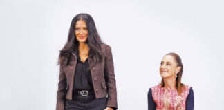 Salma Hayek y Claudia Sheinbaum son las “rockstars” del cine mexicano Salma Hayek y Claudia Sheinbaum son las "rockstars" del cine mexicano