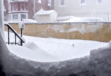 Una tormenta de nieve azota Rhode Island con condiciones de visibilidad nula Una tormenta de nieve azota Rhode Island con condiciones de visibilidad nula