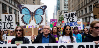 Robert De Niro encabeza protestas contra Trump en Nueva York: “Es hora de decir no” Robert De Niro encabeza protestas contra Trump en Nueva York: "Es hora de decir no"