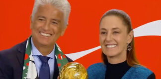 Claudia Sheinbaum recibe la Copa del Mundo en el Palacio Nacional; faltan 100 días Claudia Sheinbaum recibe la Copa del Mundo en el Palacio Nacional; faltan 100 días