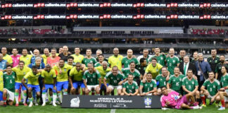 Las Leyendas de México derrotan 3-2 a Brasil en una tarde histórica en el Estadio Banorte Las Leyendas de México derrotan 2-1 a Brasil en una tarde histórica en el Estadio Banorte