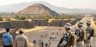 Tras ataque, Teotihuacán reabre sus puertas bajo operativo de policía y Guardia Nacional Tras ataque, Teotihuacán reabre sus puertas bajo operativo de policía y Guardia Nacional