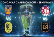 Champions Cup: Los juegos de semifinales serán entre Tigres vs Nashville SC y Toluca vs LAFC Champions Cup: Los juegos de semifinales serán entre Tigres vs Nashville SC y Toluca vs LAFC