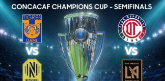 Champions Cup: Los juegos de semifinales serán entre Tigres vs Nashville SC y Toluca vs LAFC Champions Cup: Los juegos de semifinales serán entre Tigres vs Nashville SC y Toluca vs LAFC