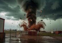 Tornado pega a Oklahoma, daña 40 viviendas y bloquea carreteras; sólo hubo heridos Tornado pega a Oklahoma, daña 40 viviendas y bloquea carreteras; sólo hubo heridos