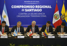 Chile, Argentina, Perú, Ecuador y Bolivia firman acuerdo contra el crimen organizado Chile, Argentina, Perú, Ecuador y Bolivia firman acuerdo contra el crimen organizado