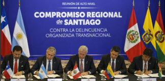 Chile, Argentina, Perú, Ecuador y Bolivia firman acuerdo contra el crimen organizado Chile, Argentina, Perú, Ecuador y Bolivia firman acuerdo contra el crimen organizado