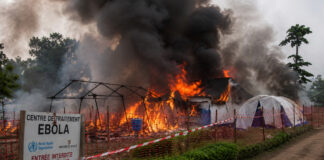 Incendian centro médico contra el ébola en el Congo; crece frustración por avance del virus Incendian centro médico contra el ébola en el Congo; crece frustración por avance del virus