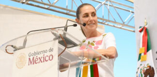 “La soberanía de México no se puede negociar”, dice Claudia Sheinbaum desde Sonora Sheinbaum defiende la soberanía de México desde la frontera con EEUU; "esa no se puede negociar"