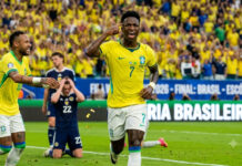 Copa Mundial 2026: Brasil golea 3-0 a Escocia con doblete de Vinicius Jr y asegura liderato Copa Mundial 2026: Brasil golea 3-0 a Escocia con doblete de Vinicius Jr y asegura liderato