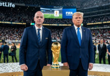 Trump e Infantino reciben abucheos en la final del Mundial, España vs Argentina Trump e Infantino reciben abucheos en la final del Mundial, España vs Argentina