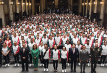 Sheinbaum abandera a atletas mexicanos para los Juegos Centroamericanos 2026 Claudia Sheinbaum abandera a atletas para los Juegos Centroamericanos 2026