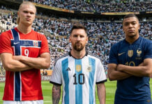 Copa Mundial 2026: Messi y Mbappé empatados con 8 goles; Haaland se acerca con 7 Copa Mundial 2026: Messi y Mbappé empatados con 8 goles; Haaland se acerca con 7