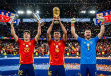 Rodri, MVP; Cubarsí, mejor jugador joven; Unai, Guante de Oro; Mbappé, Botín de Oro Rodri, Balón de Oro; Pau Cubarsí, mejor jugador joven; Unai Simon, Guante de Oro