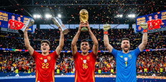 Rodri, MVP; Cubarsí, mejor jugador joven; Unai, Guante de Oro; Mbappé, Botín de Oro Rodri, Balón de Oro; Pau Cubarsí, mejor jugador joven; Unai Simon, Guante de Oro