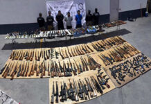 Detienen a tres sujetos en NL por transportar un arsenal de 210 armas desde Texas Detienen a tres sujetos en NL por transportar un arsenal de 210 armas desde Texas