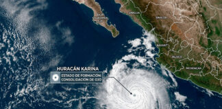 Huracán Karina llega a categoría 3 pero “no representa una amenaza”, dicen meteorólogos Huracán Karina llega a categoría 3 pero "no representa una amenaza", dicen meteorólogos