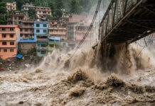 Deslave e inundación devastan el norte de Nepal en su frontera con el Tíbet Deslave e inundación devastan el norte de Nepal en su frontera con el Tíbet