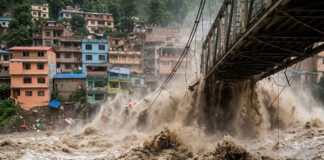 Deslave e inundación devastan el norte de Nepal en su frontera con el Tíbet Deslave e inundación devastan el norte de Nepal en su frontera con el Tíbet