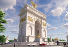 Trump dice que el Arco del Triunfo será un complejo militar, el más grandioso del mundo Trump dice que el Arco del Triunfo será un complejo militar, el más grandioso del mundo