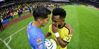 Miguel Borja se burló del ‘Tala’ Rangel tras anotar el segundo gol del América, sin castigo Miguel Borja se burló del 'Tala' Rangel tras anotar el segundo gol del América, sin castigo
