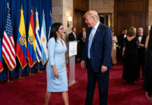 Donald Trump y Delcy Rodríguez se reúnen por primera vez en Nueva York Donald Trump y Delcy Rodríguez se reúnen por primera vez en Nueva York