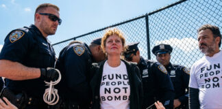 Detienen a Susan Sarandon durante protesta contra Netanyahu en Nueva York Detienen a Susan Sarandon durante protesta contra Netanyahu en Nueva York