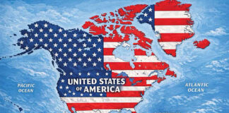Trump difunde mapa donde pinta a México y Canadá como parte de Estados Unidos Trump difunde mapa donde pinta a México y Canadá como parte de Estados Unidos