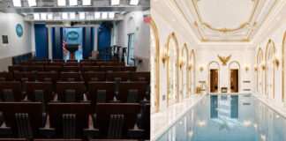 Trump imagina una piscina donde está la sala de prensa de la Casa Blanca Trump imagina una piscina donde está la sala de prensa de la Casa Blanca